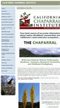 Mobile Screenshot of californiachaparral.com